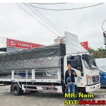 isuzu 345sl  thùng hàng inox nhám