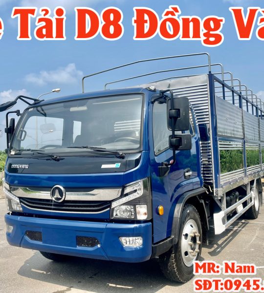 Xe Tải D8 Đồng Vàng 8,5 Tấn Mới 2023, Thùng Hàng Siêu Dài 6m35