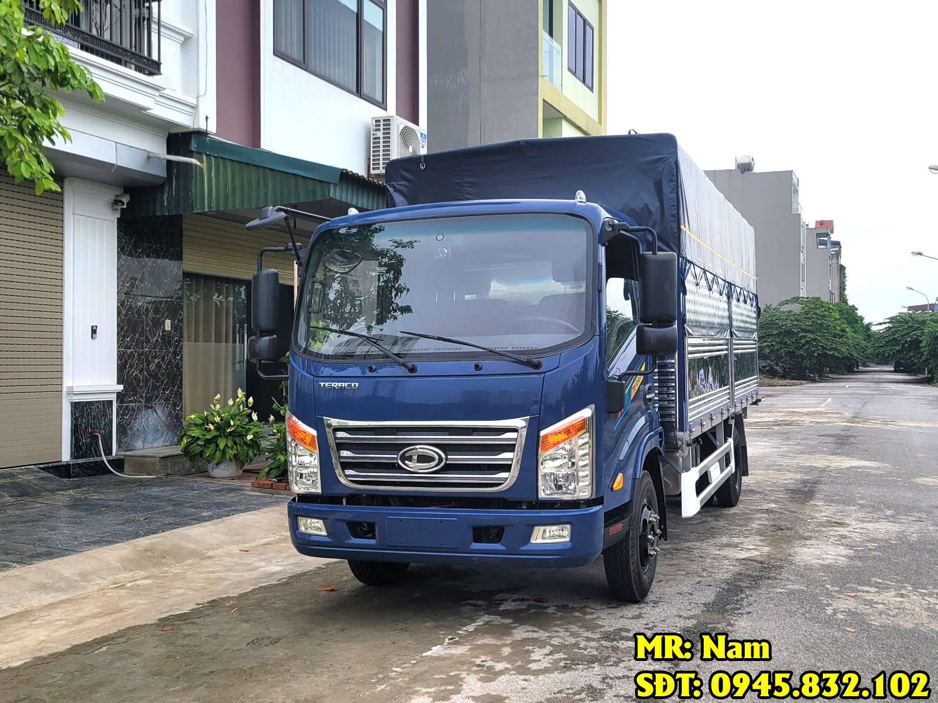 Xe Tải tera 180 thùng mui bạt 2023 inoxx